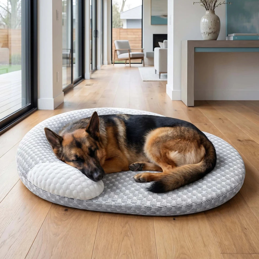 Breathable Ice Silk Cooling Pet Bed