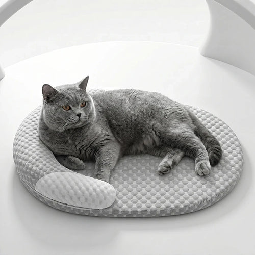 Breathable Ice Silk Cooling Pet Bed